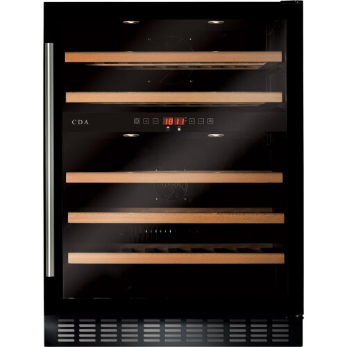CDA CDA FWC604BL Built Under Wine Cooler - Black