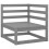 VidaXL vidaXL Gartensofa 2-Sitzer Grau Massivholz Kiefer 3