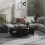 VidaXL vidaXL Coffee Table Black Engineered Wood Couch Accent Centre End Indoor Table 1