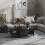 VidaXL vidaXL Coffee Table High Gloss Grey Engineered Wood Couch End Indoor Table 1