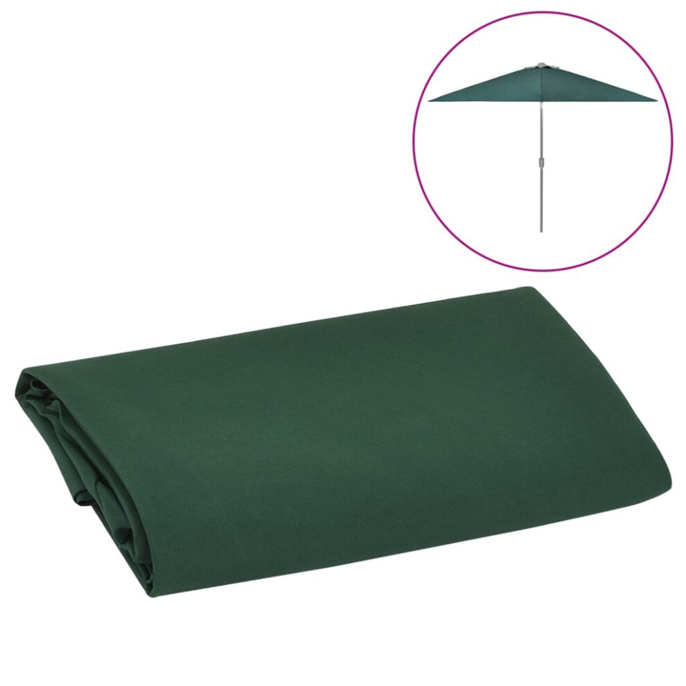 vidaXL Replacement Fabric for Outdoor Parasol Green Sunshade Garden Patio