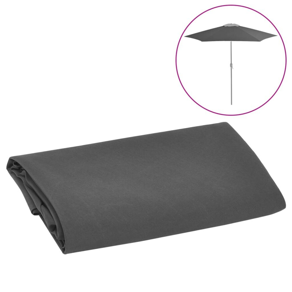 vidaXL Replacement Fabric for Outdoor Parasol Anthracite Sunshade Garden Patio