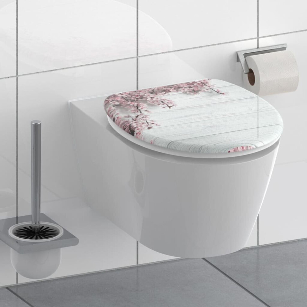 SCH?TTE Toilet Seat with Soft-Close Bathroom WC Bidet Seat Accessories Kit