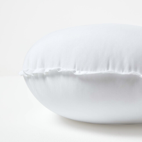 Homescapes (50 cm (20")) Super Microfibre Round Circular Shaped Cushion Pad Insert 2