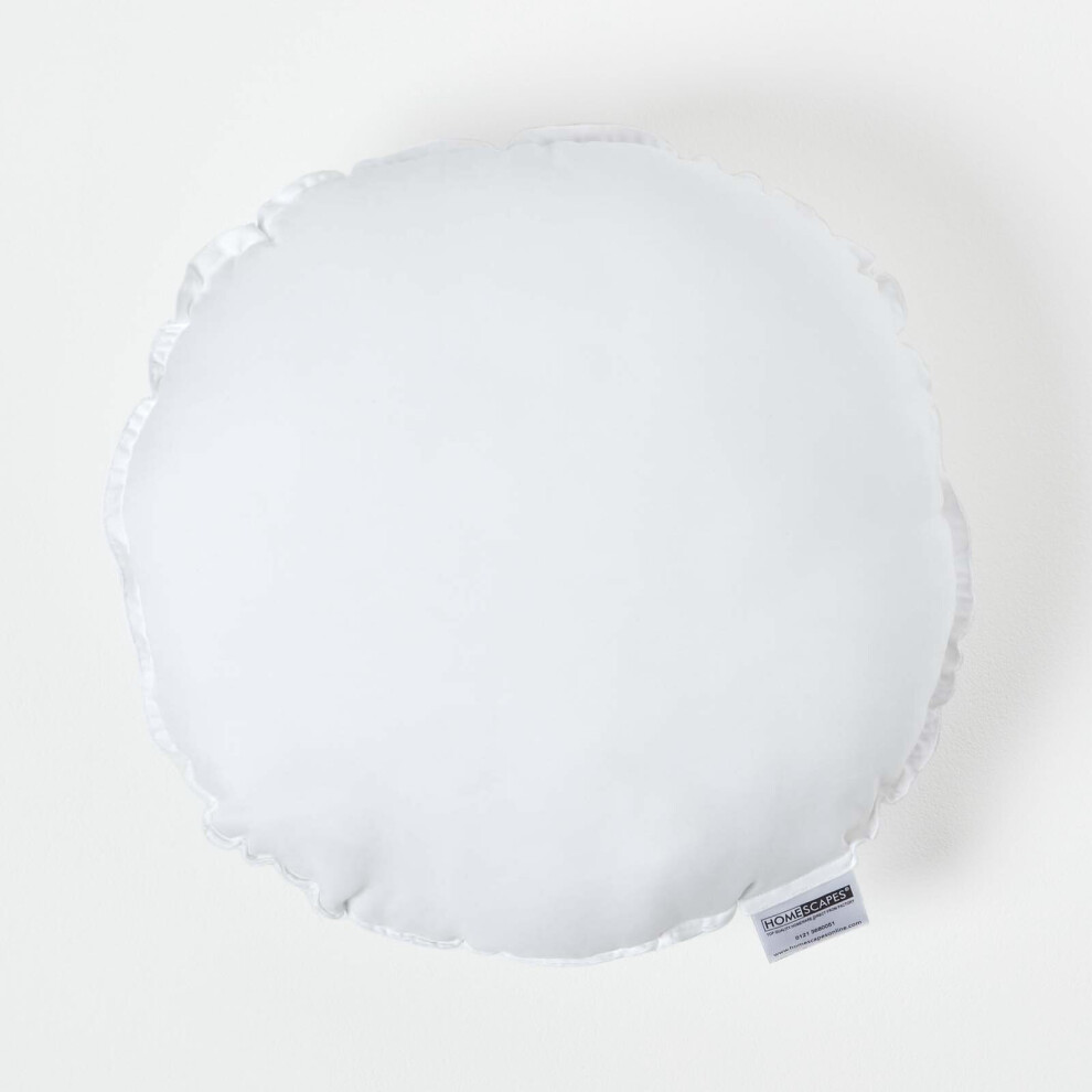 (50 cm (20")) Super Microfibre Round Circular Shaped Cushion Pad Insert