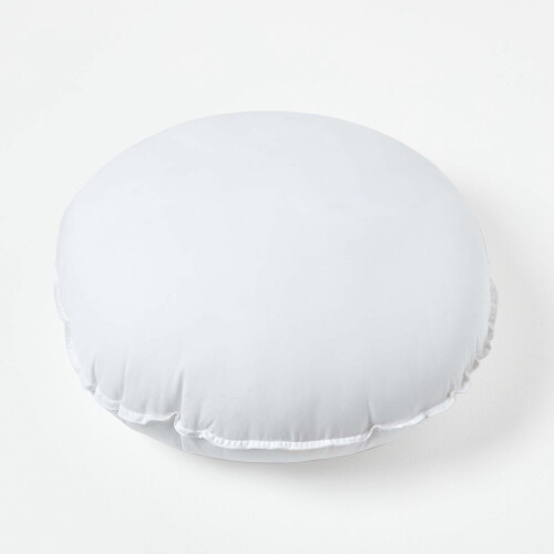 Homescapes (50 cm (20")) Super Microfibre Round Circular Shaped Cushion Pad Insert 1
