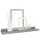 VidaXL vidaXL Wandregale 4 Stk. Grau 40x9x3 cm 3