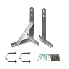 (T&K Bracket full kit) 24 Inch Galvanised T&K Wall Mount Bracket For TV Aerial or Satellite Dish