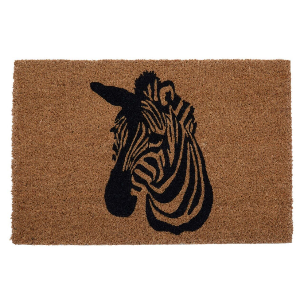 Zebra Face Doormat