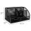 Exerz EX348 Desk Organiser - Mesh Tidy with 7 Compartments & Pull-Out Drawer | Pen Holder & Multi-Function Organizer 4