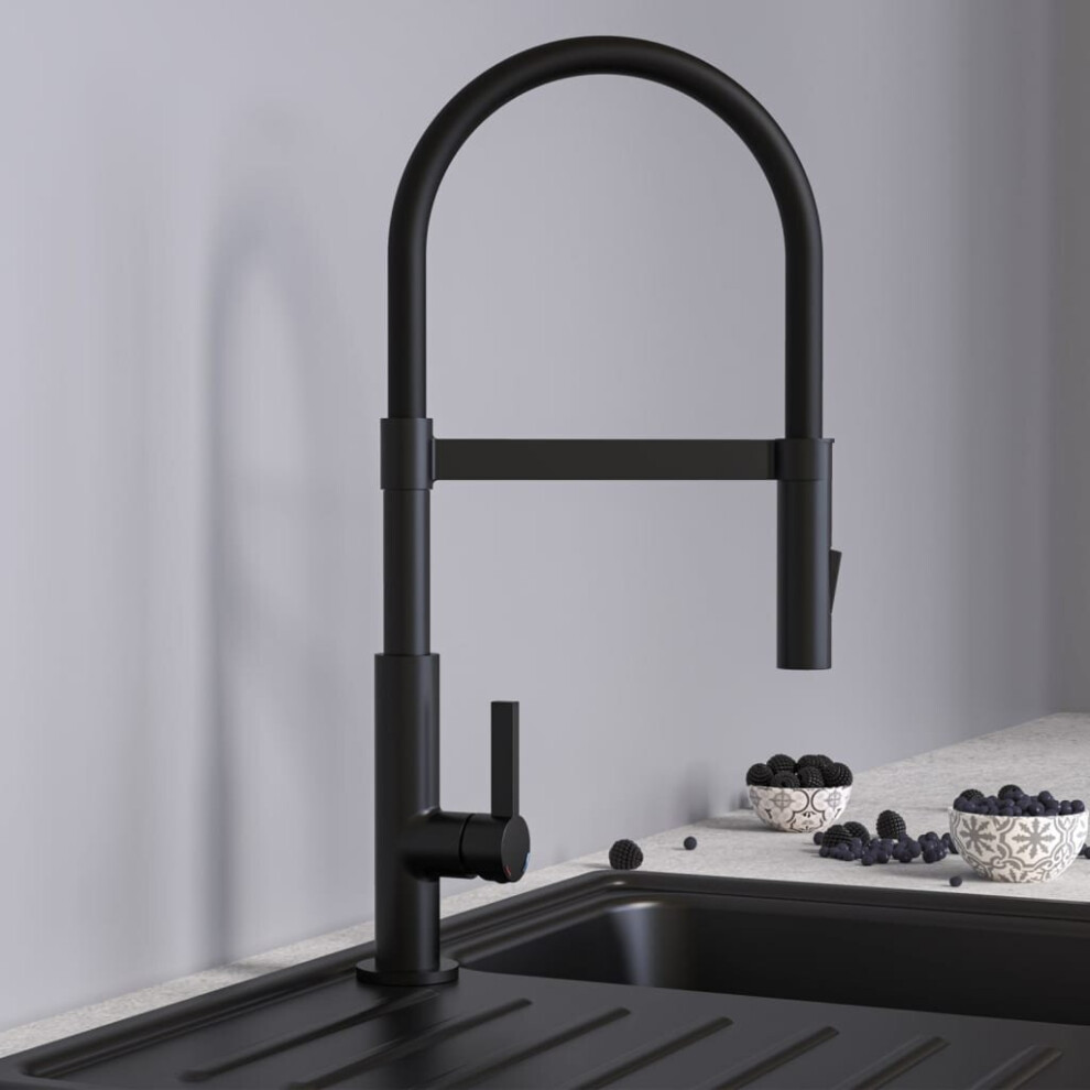 Sch?Tte Sink Mixer Black Matt Basin Mixer Tap Sink Faucet Plumbing Fixture 4008431791470