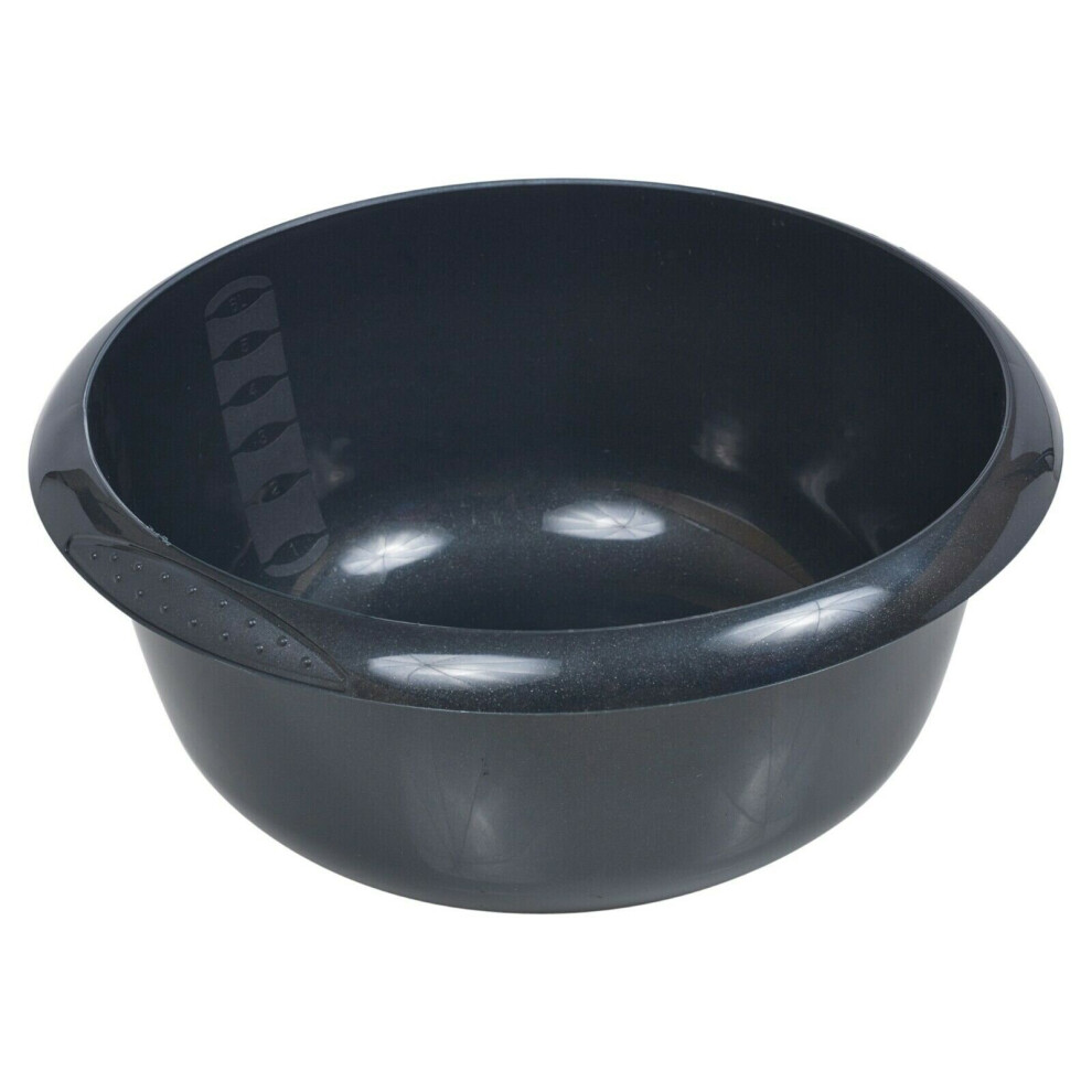 (Graphite) 8L Washing Up Bowl Stackable Kitchen Sink Plastic