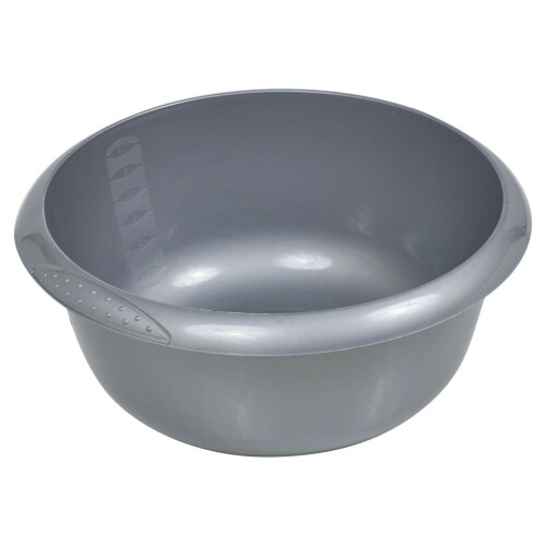 URBN-CHEF (Silver) 8L Washing Up Bowl Stackable Kitchen Sink Plastic
