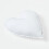 Homescapes (45 cm (18")) Super Microfibre Heart Shaped Cushion Pad Insert 2