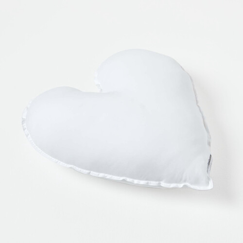 Homescapes (45 cm (18")) Super Microfibre Heart Shaped Cushion Pad Insert 1