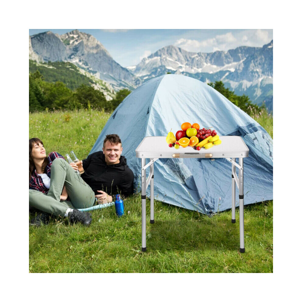 Portable Folding Camping Table Aluminium Carry BBQ Desk Kitchen Outdoor Picnic