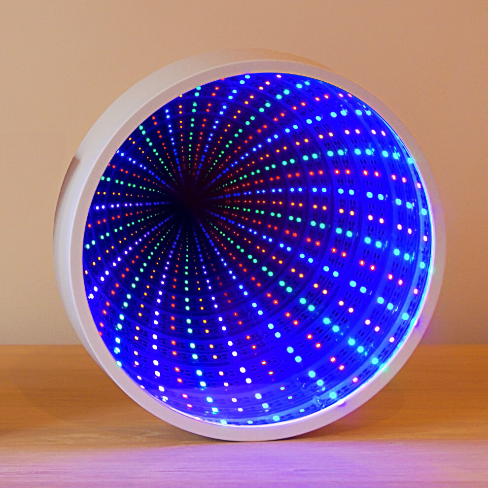 Round Infinity Mirror Light