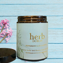 Herb Dublin Candle Jar - Peppermint & Eucalyptus