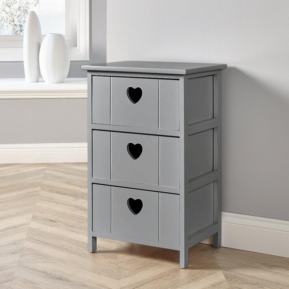 Love 3 Drawer Chest Storage Unit