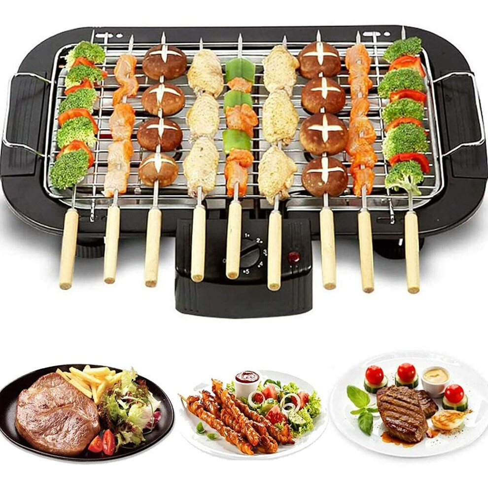 Adjustable Electric BBQ grill indoor outdoor for family