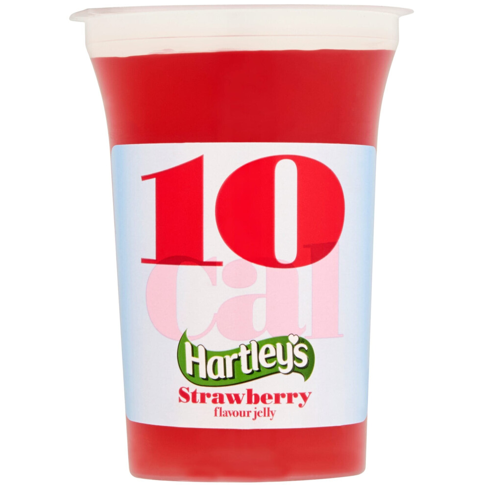 Hartleys Strawberry Flavour 10 Cal Jelly Pots - 12x175g