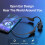 (Black) Bone Conduction Wireless Bluetooth Earphones 4