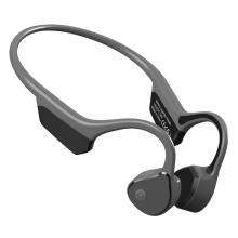 (Black) Bone Conduction Wireless Bluetooth Earphones
