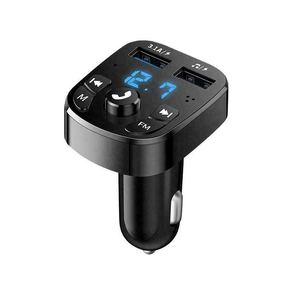 Wireless Bluetooth Fm Transmitter Car Mp3 Charger Hands-Free Charger 6299409236620