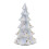 WIDDOP and Co. Widdop Iridescent Christmas Tree Decoration With Star Cutouts & LED Light 1