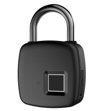 Smart Fingerprint Padlock, Bluetooth Padlock, Keyless Padlock for iOS/Android, Unlock via Fingerprint/APP, Suitable for Gym, Sports, Bike and Storage