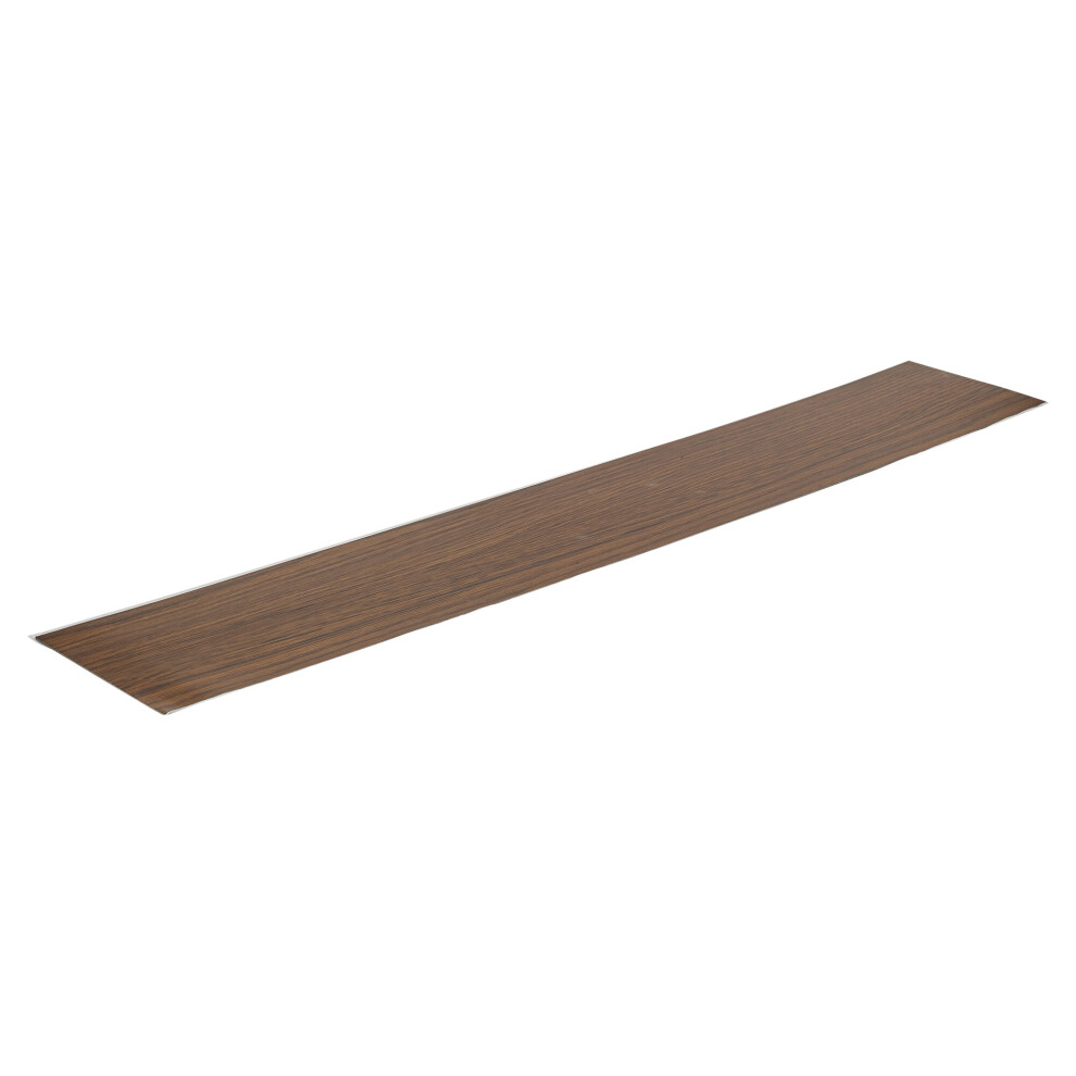 Urbn Living (Walnut, 1X Pack Of 7) Vinyl Floor Planks Wood Effect Flooring Tiles Self Adhesive Kitchen Floor Lino
