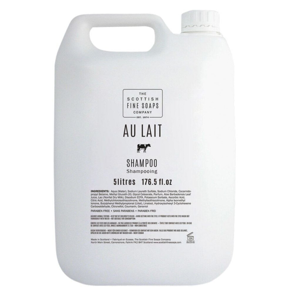 Scottish Fine Soaps Au Lait Shampoo ~ 2x5 Litre