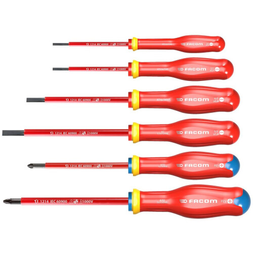 Facom Facom ATDVE.J6PB VDE Protwist 1000V Σετ κατσαβιδιών 6 τεμαχίων