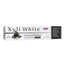 NOW Solutions, Xyliwhite Tandkräm Gel, Aktivt Kol, Rengör och Vitnar, Fräsch Smak, 6.4-Ounce