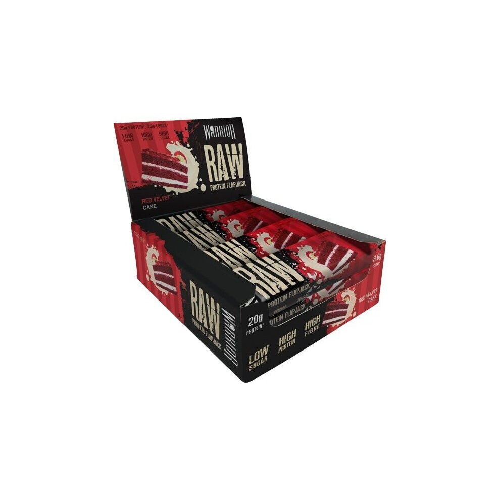 Raw Protein Flapjack, Red Velvet Cake - 12 bars