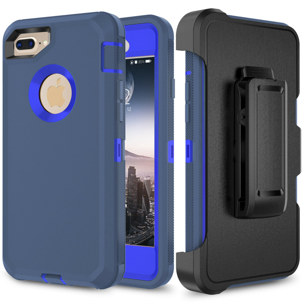 navy--adventurer-defender-case-for-iphone-7-plus---8-plus-rugged-heavy-duty-cover-with-belt-clip-holster-standard