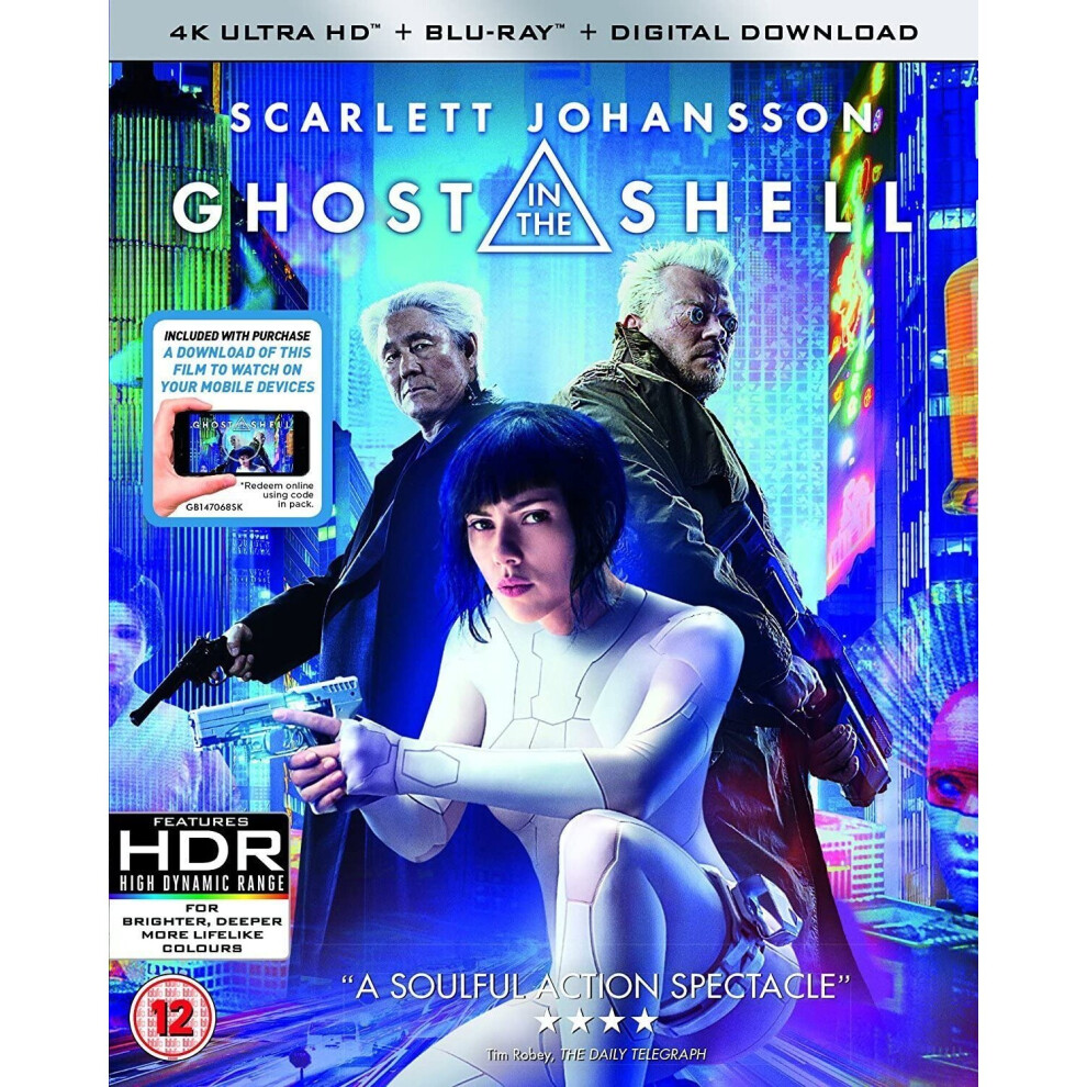 GHOST IN THE SHELL [2017] (4K Ultra HD + Blu-ray)