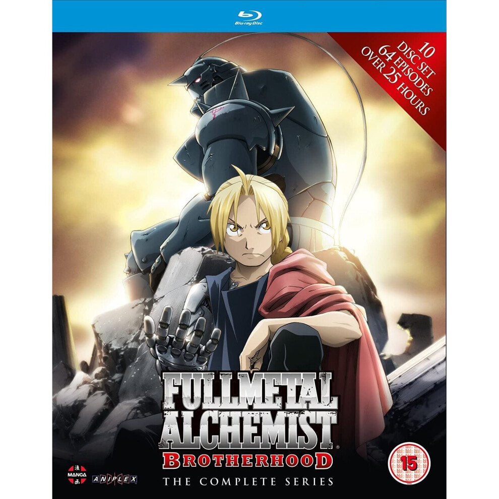 Fullmetal Alchemist Brotherhood - Complete Series (Episodes 1-64) (Blu-ray)