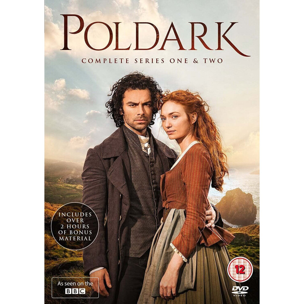 Itv Poldark - Series 1-2 [2016] (Dvd) Size 1