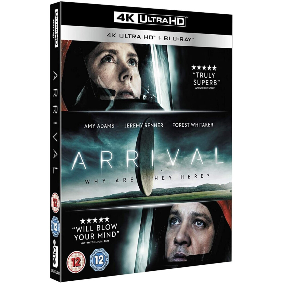 E1 Arrival [2016] (4K Ultra Hd + Blu-Ray)