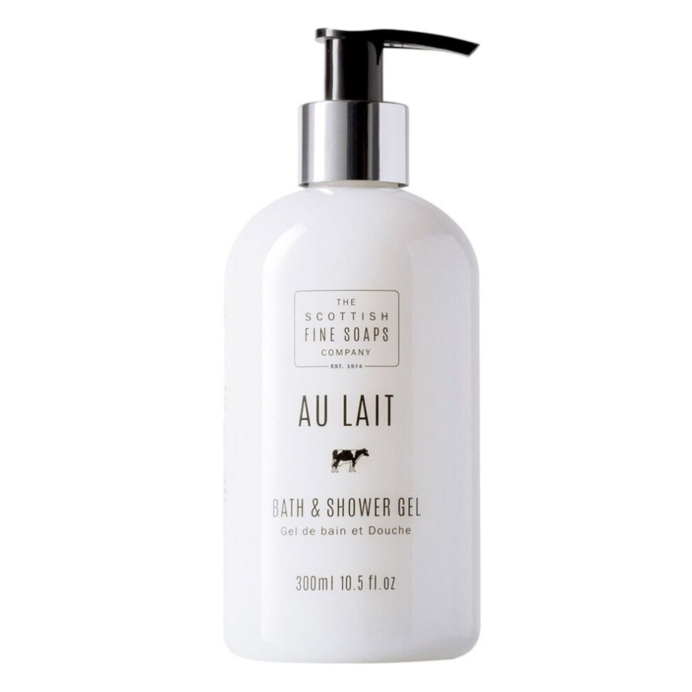 Scottish Fine Soaps Au Lait Bath & Shower Gel ~ 6x300 mL