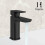 Anthracite Lomond 400mm Vanity Unit With Black Tap & Waste 2