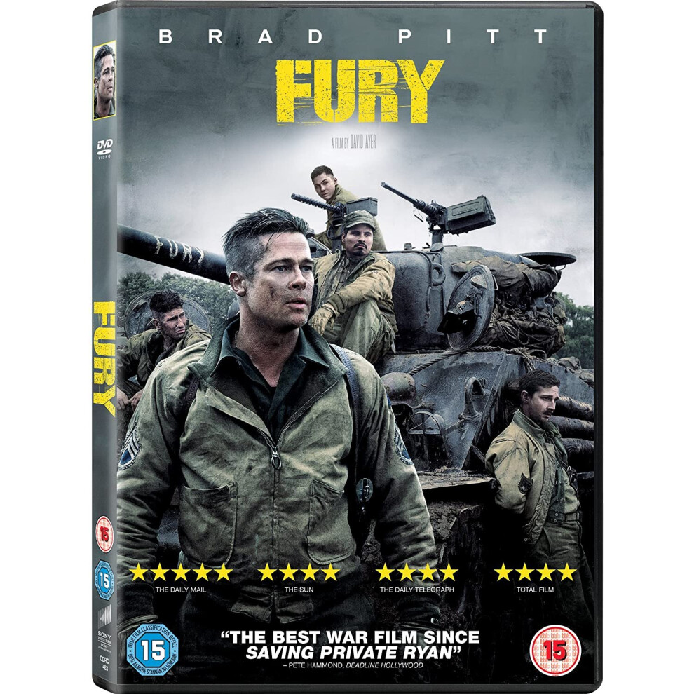 Sony Pictures Fury [2014] (Dvd)