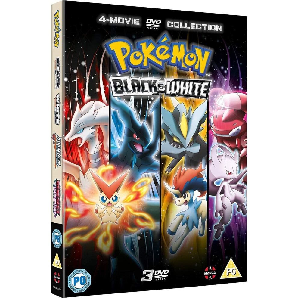 Manga Entertainment Pokémon Movie 14 (Dvd) Black/White