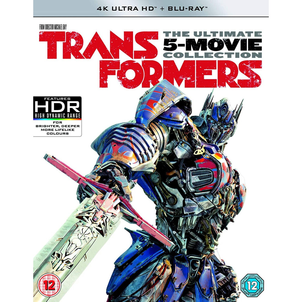 Transformers: 5-Movie Collection (4K Ultra HD + Blu-ray)