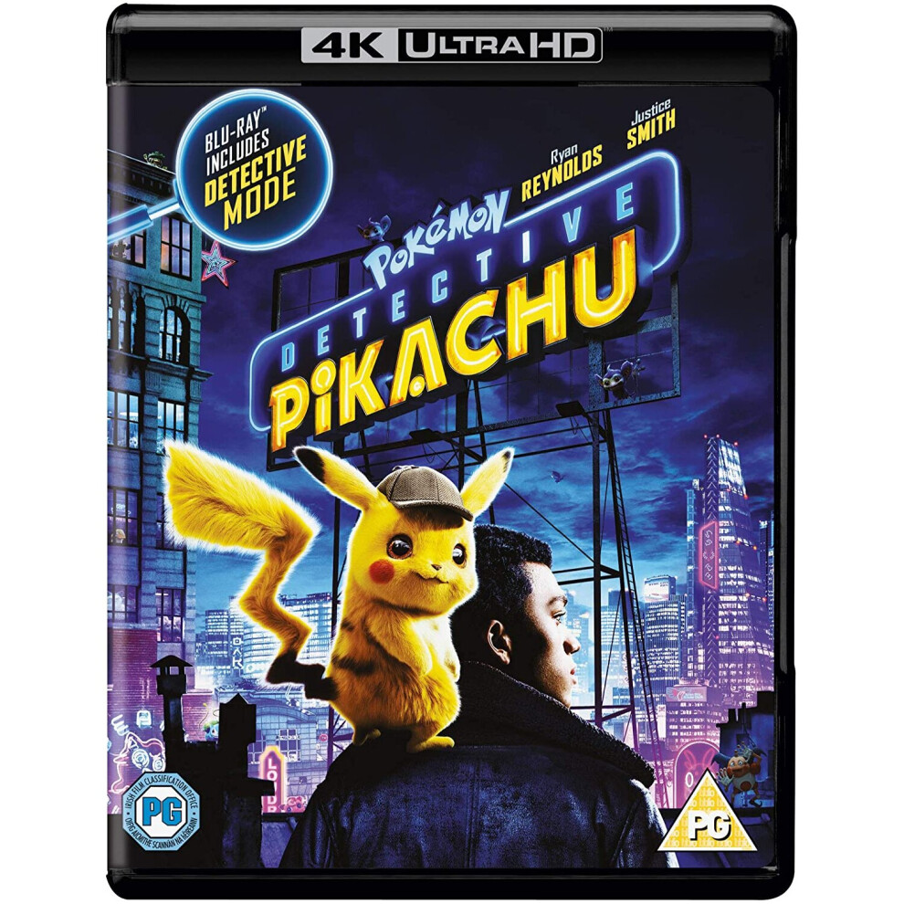 Warner Bros Pokémon Detective Pikachu [2019] (4K Ultra Hd + Blu-Ray)