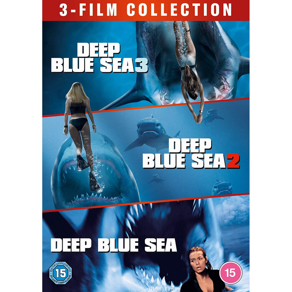 Deep Blue Sea 3-Film Collection [Deep Blue Sea 1, 2 & 3] [2020] (DVD)