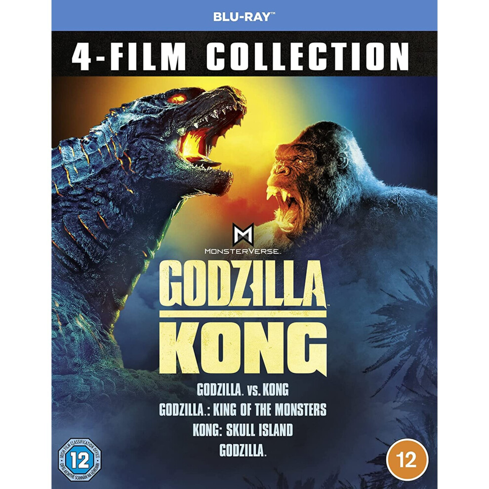 Godzilla & Kong 4-Film Collection (Blu-ray)