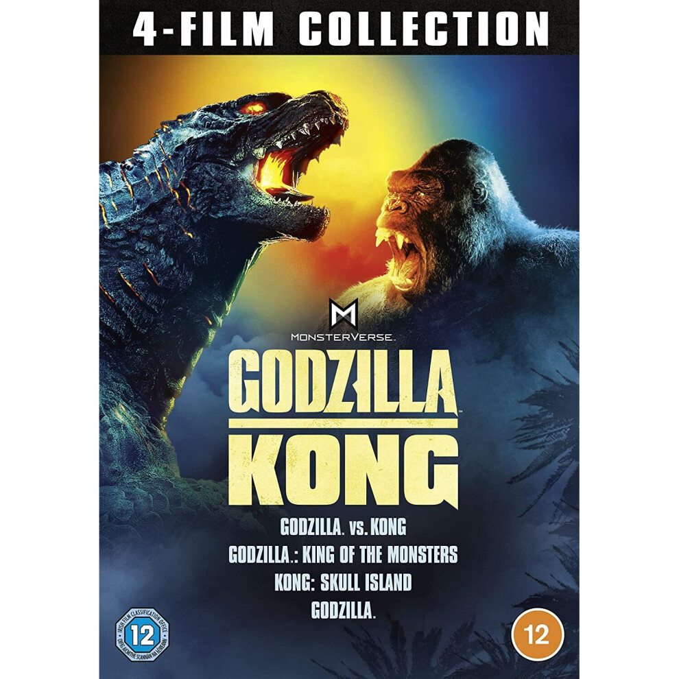 Godzilla & Kong 4-Film Collection (DVD)