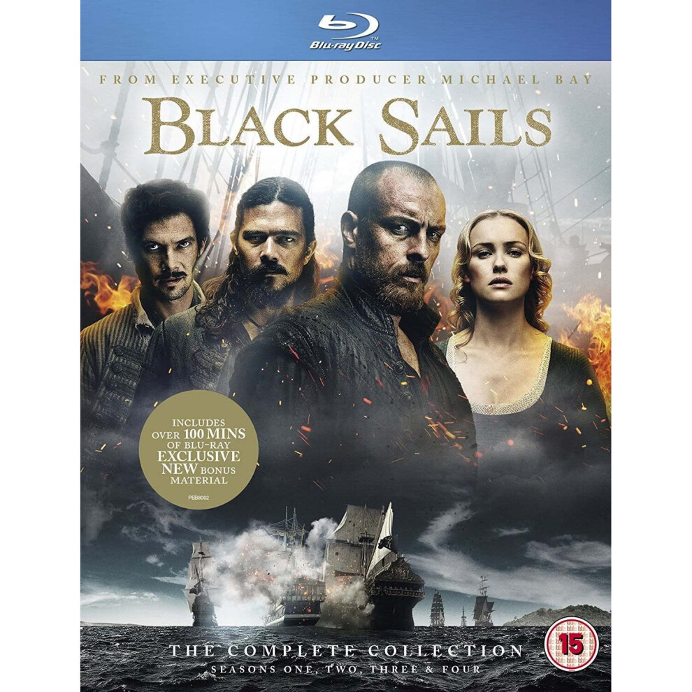 Black Sails: The Complete Collection (Seasons 1-4) (Blu-ray)